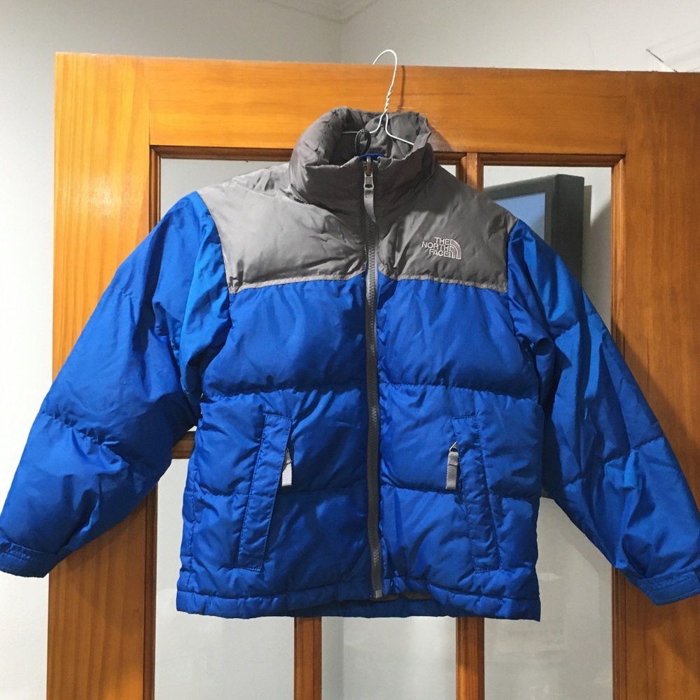 Boys North Face Jacket and Boots Set